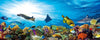 Dimex Fish Wall Mural 375x150cm 5 Panels | Yourdecoration.com