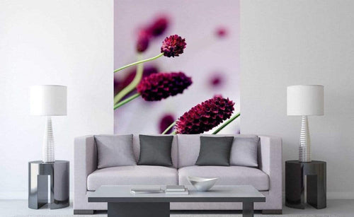 Dimex Floral Violet Wall Mural 150x250cm 2 Panels Ambiance | Yourdecoration.com