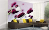 Dimex Floral Violet Wall Mural 225x250cm 3 Panels Ambiance | Yourdecoration.com
