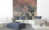 Dimex Flower Abstract I Wall Mural 225x250cm 3 Panels Ambiance | Yourdecoration.com