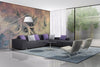 Dimex Flower Abstract I Wall Mural 375x250cm 5 Panels Ambiance | Yourdecoration.com