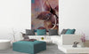 Dimex Flower Abstract II Wall Mural 150x250cm 2 Panels Ambiance | Yourdecoration.com
