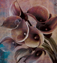 Dimex Flower Abstract II Wall Mural 225x250cm 3 Panels | Yourdecoration.com