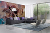 Dimex Flower Abstract II Wall Mural 375x250cm 5 Panels Ambiance | Yourdecoration.com