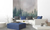 Dimex Forest Abstract Wall Mural 225x250cm 3 Panels Ambiance | Yourdecoration.com