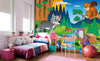 Dimex Forest Animals Wall Mural 375x250cm 5 Panels Ambiance | Yourdecoration.com