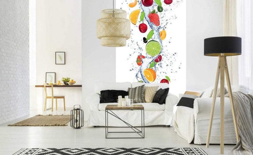 Dimex Fruits in Water Wall Mural 150x250cm 2 Panels Ambiance | Yourdecoration.com