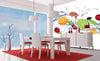 Dimex Fruits in Water Wall Mural 225x250cm 3 Panels Ambiance | Yourdecoration.com