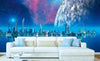 Dimex Futuristic City Wall Mural 375x250cm 5 Panels Ambiance | Yourdecoration.com