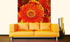 Dimex Gerbera Wall Mural 225x250cm 3 Panels Ambiance | Yourdecoration.com