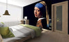 Dimex Girl With Earring Wall Mural 225x250cm 3 Panels Ambiance | Yourdecoration.com