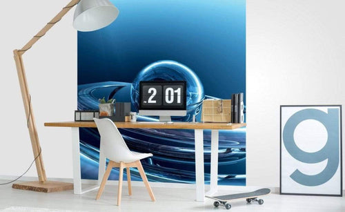 Dimex Glass Sphere Wall Mural 225x250cm 3 Panels Ambiance | Yourdecoration.com