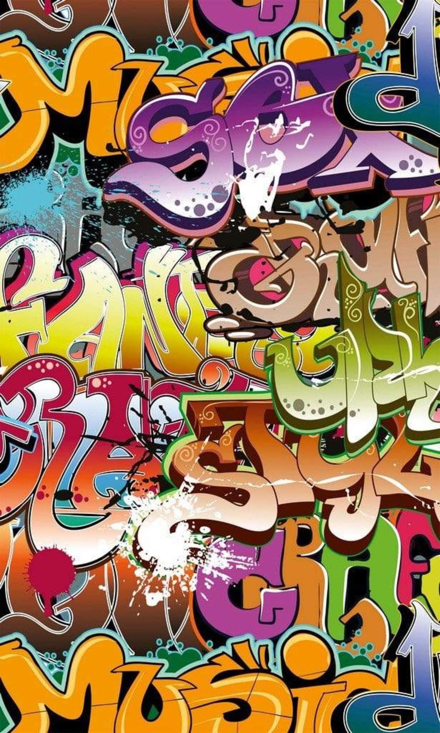 Dimex Graffiti Art Wall Mural 150x250cm 2 Panels | Yourdecoration.com