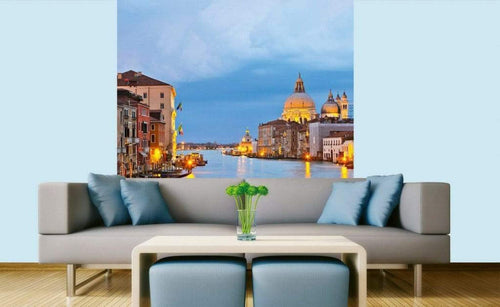Dimex Grand Canal Wall Mural 225x250cm 3 Panels Ambiance | Yourdecoration.com