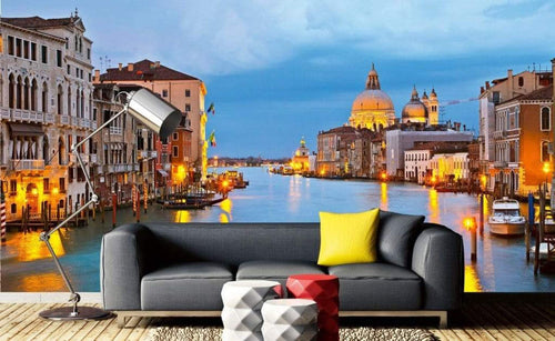 Dimex Grand Canal Wall Mural 375x250cm 5 Panels Ambiance | Yourdecoration.com