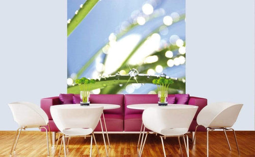 Dimex Grass Wall Mural 225x250cm 3 Panels Ambiance | Yourdecoration.com