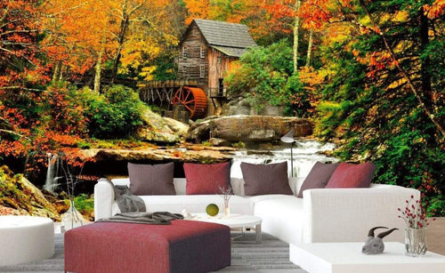Dimex Grist Mill Wall Mural 375x250cm 5 Panels Ambiance | Yourdecoration.com
