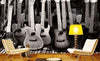 Dimex Guitars Collection Wall Mural 375x250cm 5 Panels Ambiance | Yourdecoration.com