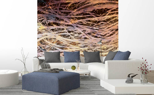 Dimex Hay Abstract I Wall Mural 225x250cm 3 Panels Ambiance | Yourdecoration.com