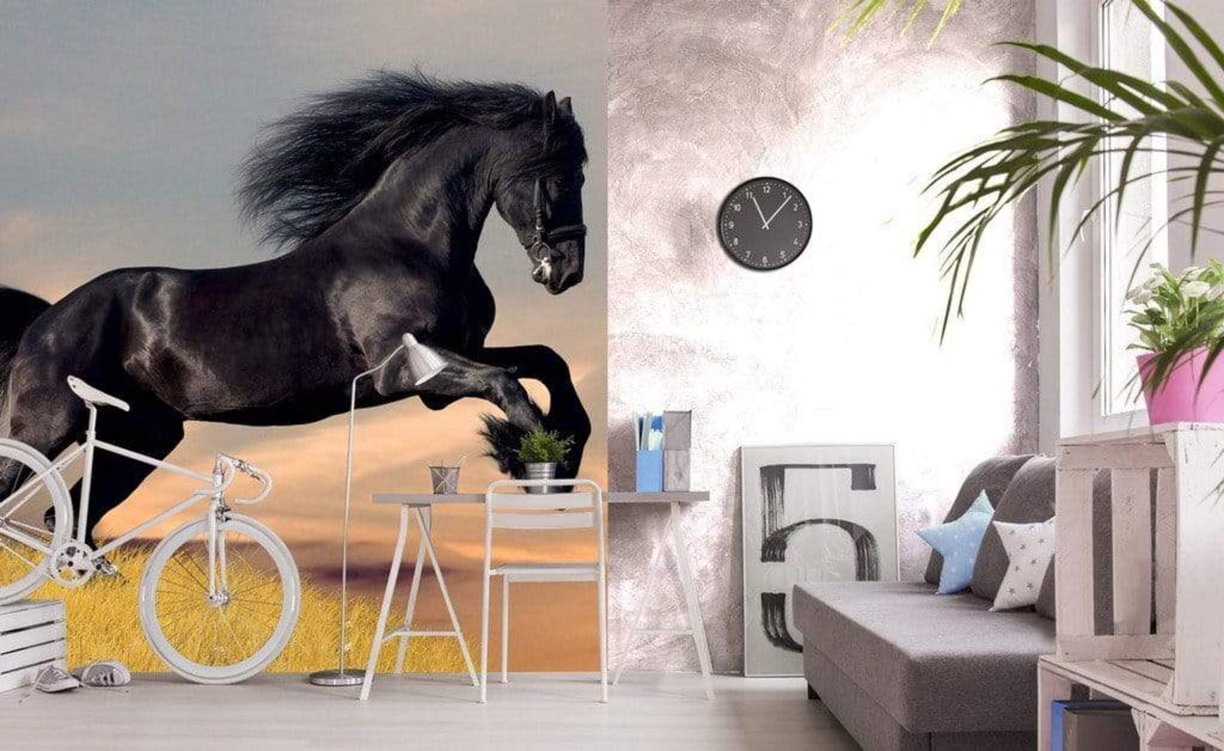 Dimex Horse Wall Mural 225x250cm 3 Panels Ambiance | Yourdecoration.com