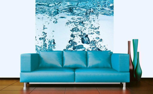 Dimex Ice Cubes Wall Mural 225x250cm 3 Panels Ambiance | Yourdecoration.com