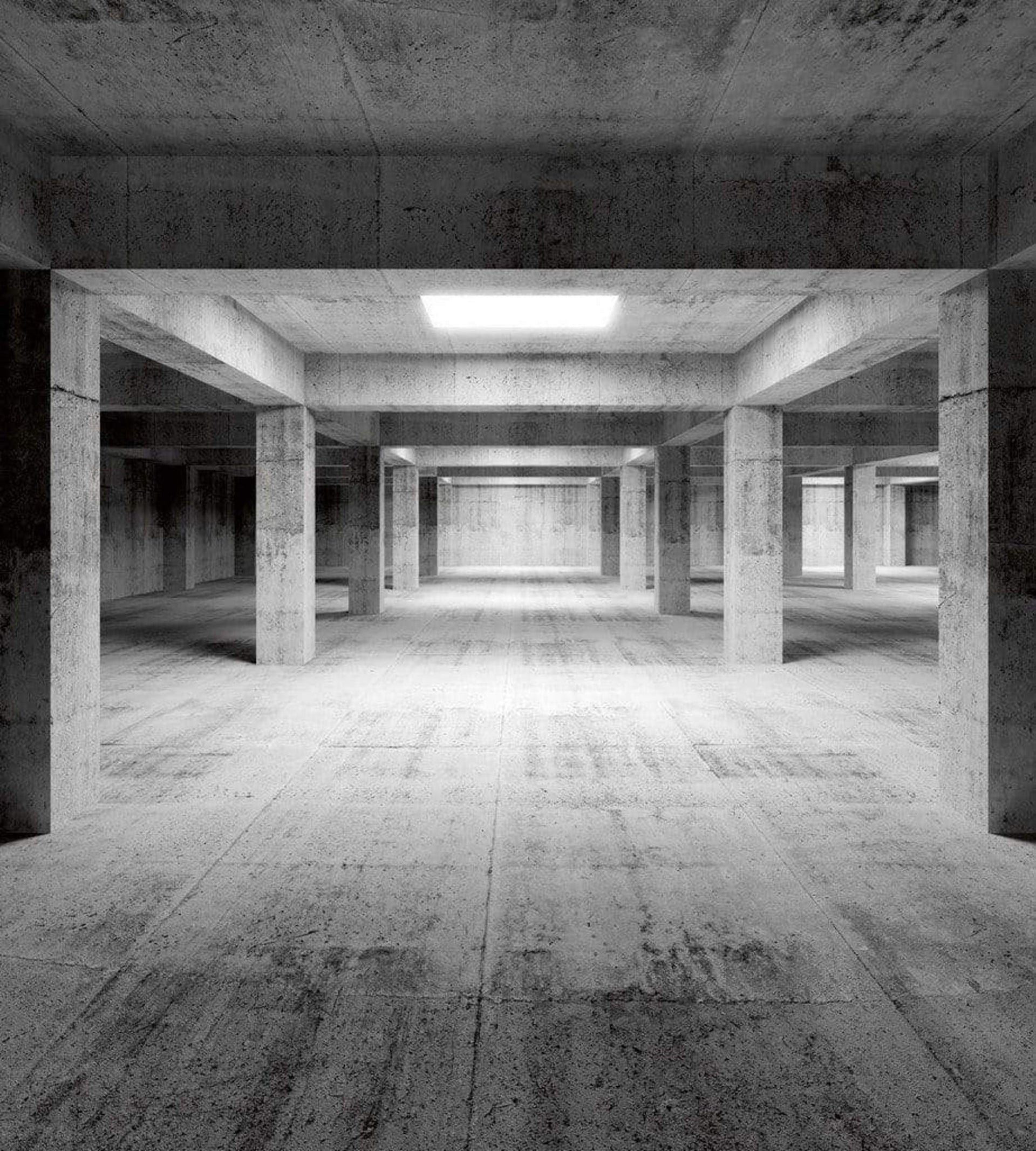 Dimex Industrial Hall Wall Mural 225x250cm 3 Panels | Yourdecoration.com