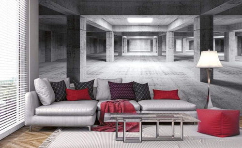 Dimex Industrial Hall Wall Mural 375x250cm 5 Panels Ambiance | Yourdecoration.com
