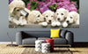 Dimex Labrador Puppies Wall Mural 375x150cm 5 Panels Ambiance | Yourdecoration.com