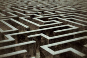 Dimex Labyrinth Wall Mural 375x250cm 5 Panels | Yourdecoration.com