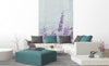 Dimex Lavender Abstract Wall Mural 150x250cm 2 Panels Ambiance | Yourdecoration.com