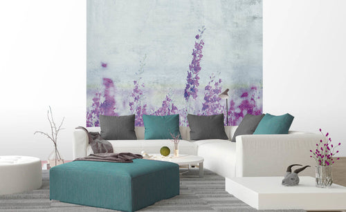 Dimex Lavender Abstract Wall Mural 225x250cm 3 Panels Ambiance | Yourdecoration.com
