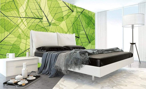Dimex Leaf Veins Wall Mural 375x250cm 5 Panels Ambiance | Yourdecoration.com