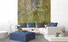 Dimex Leaves Abstract Wall Mural 225x250cm 3 Panels Ambiance | Yourdecoration.com