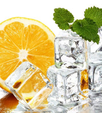 Dimex Lemon and Ice Wall Mural 225x250cm 3 Panels | Yourdecoration.com