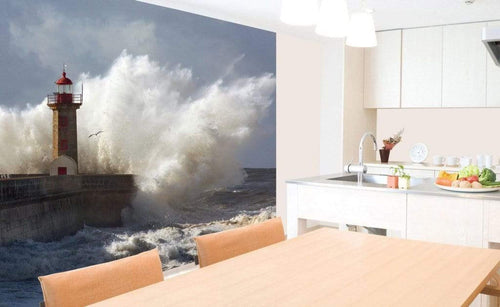 Dimex Lighthouse Wall Mural 225x250cm 3 Panels Ambiance | Yourdecoration.com