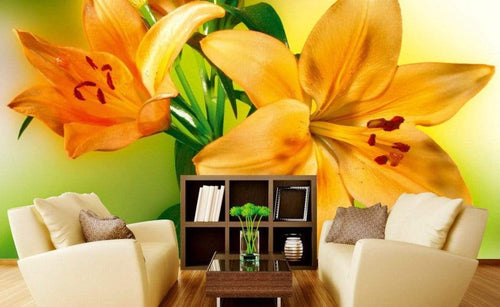 Dimex Lily Wall Mural 375x250cm 5 Panels Ambiance | Yourdecoration.com