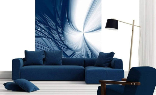 Dimex Lines Abstraction Wall Mural 225x250cm 3 Panels Ambiance | Yourdecoration.com
