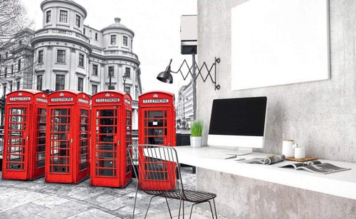 Dimex London Wall Mural 225x250cm 3 Panels Ambiance | Yourdecoration.com