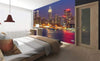Dimex Manhattan at Night Wall Mural 225x250cm 3 Panels Ambiance | Yourdecoration.com
