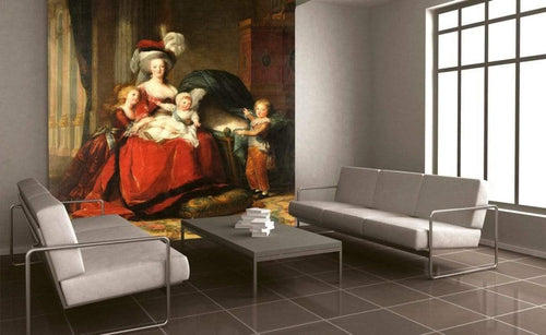 Dimex Marie Antoinette Wall Mural 225x250cm 3 Panels Ambiance | Yourdecoration.com
