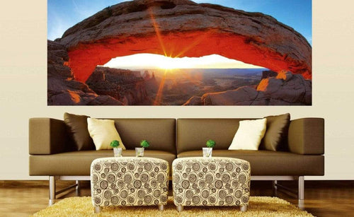 Dimex Mesa Arch Wall Mural 375x150cm 5 Panels Ambiance | Yourdecoration.com