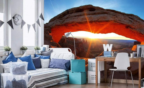 Dimex Mesa Arch Wall Mural 375x250cm 5 Panels Ambiance | Yourdecoration.com