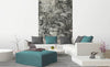 Dimex Nature Gray Abstract Wall Mural 150x250cm 2 Panels Ambiance | Yourdecoration.com