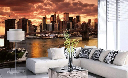 Dimex New York Wall Mural 375x250cm 5 Panels Ambiance | Yourdecoration.com