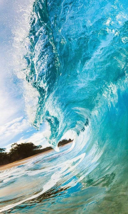 Dimex Ocean Wave Wall Mural 150x250cm 2 Panels | Yourdecoration.com