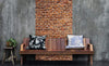 Dimex Old Brick Wall Mural 150x250cm 2 Panels Ambiance | Yourdecoration.com