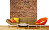 Dimex Old Brick Wall Mural 225x250cm 3 Panels Ambiance | Yourdecoration.com