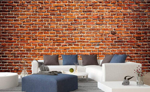 Dimex Old Brick Wall Mural 375x250cm 5 Panels Ambiance | Yourdecoration.com