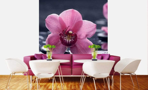Dimex Orchid Wall Mural 225x250cm 3 Panels Ambiance | Yourdecoration.com