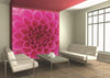 Dimex Pink Dahlia Wall Mural 225x250cm 3 Panels Ambiance | Yourdecoration.com